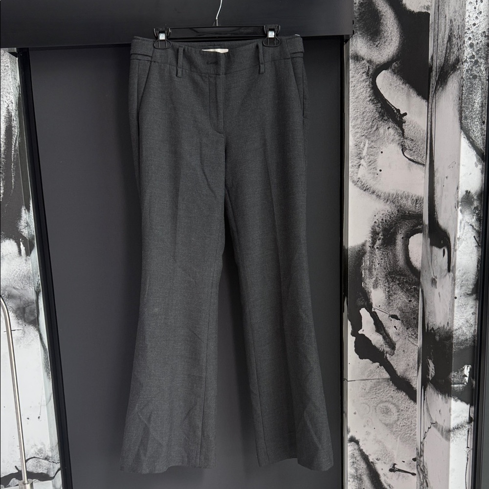 LOFT Dark Gray Kate Trousers - Size 6
